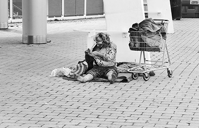 Homeless : Street Life : New York : Personal Photo Projects : Photos : Richard Moore : Photographer